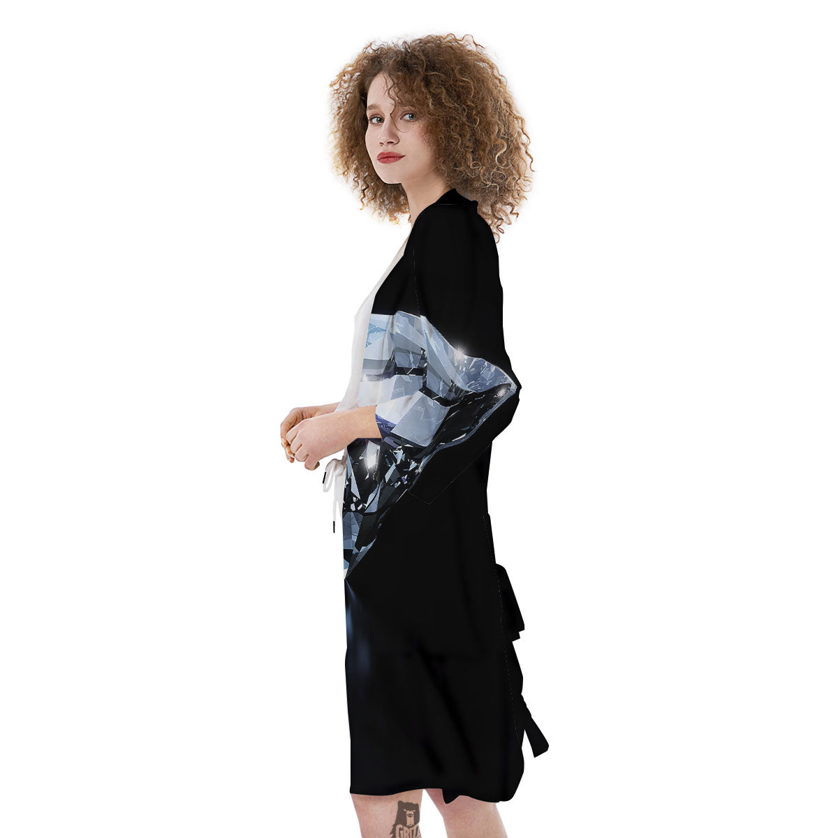 Diamond Print Kimono-grizzshop