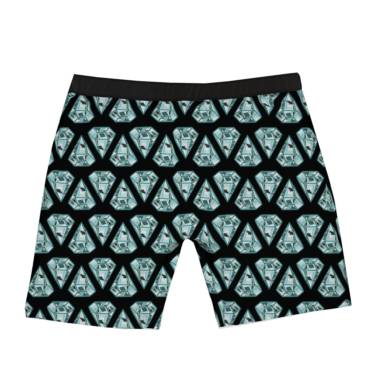 Diamond Print Pattern Boxer Briefs-grizzshop