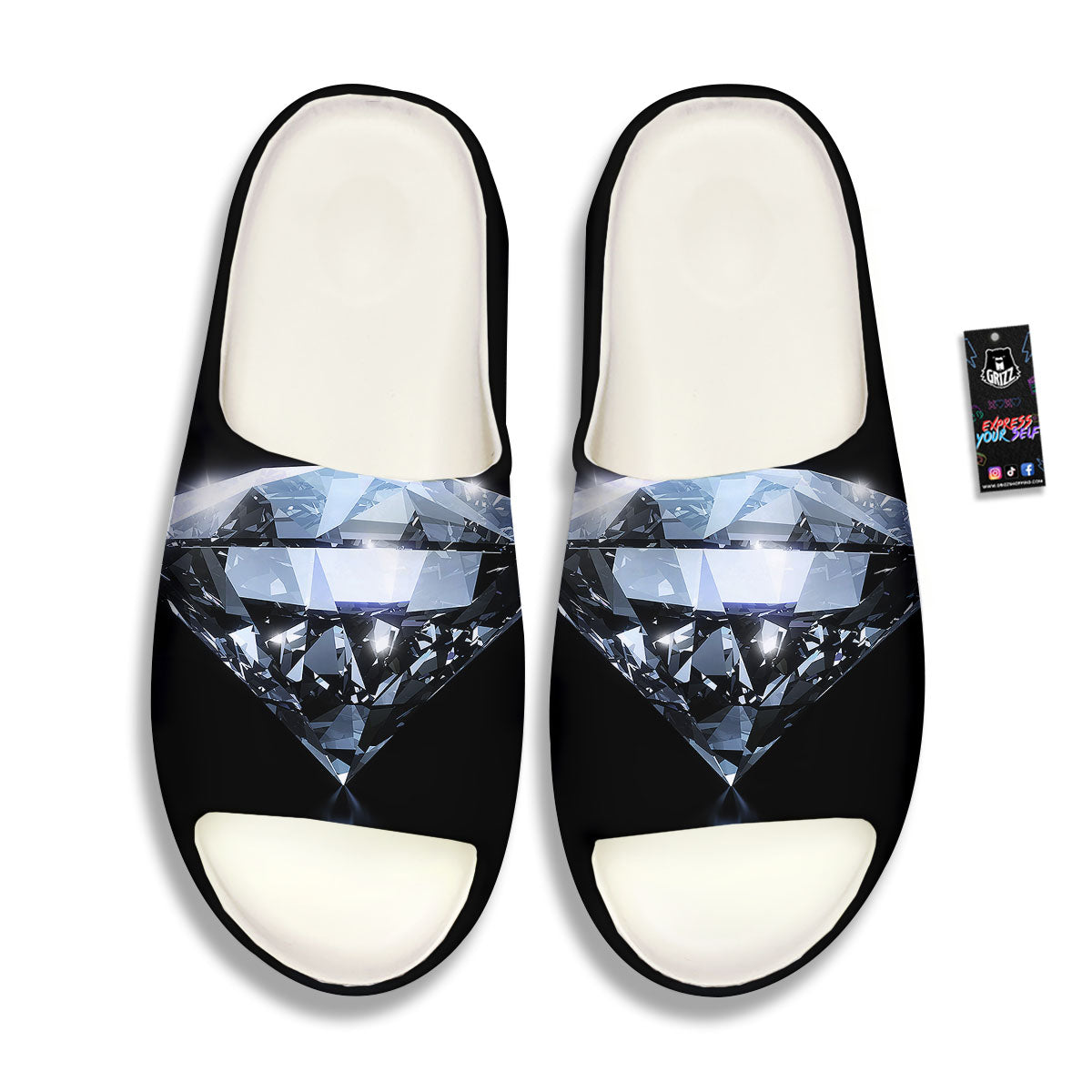 Diamond Print Sandals-grizzshop