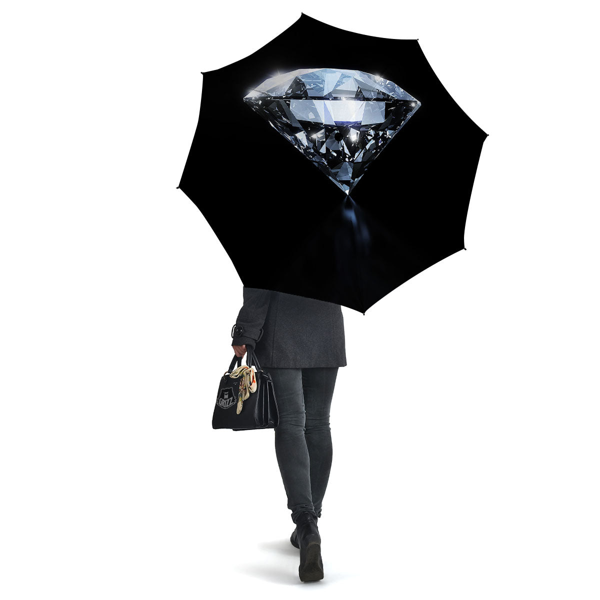 Diamond Print Umbrella-grizzshop