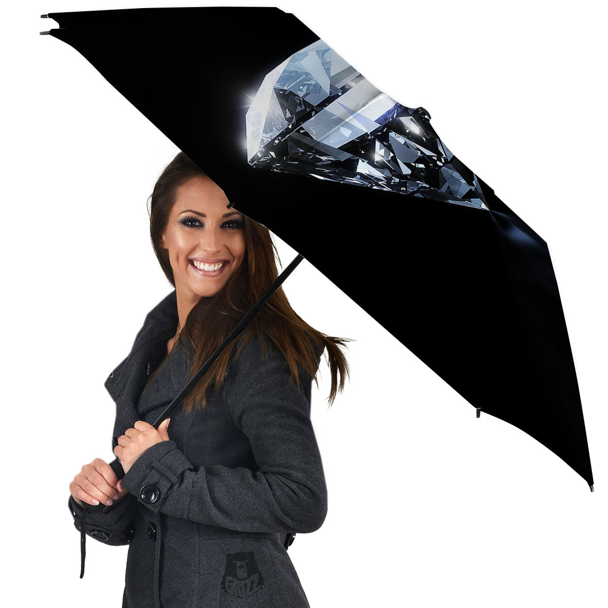 Diamond Print Umbrella-grizzshop