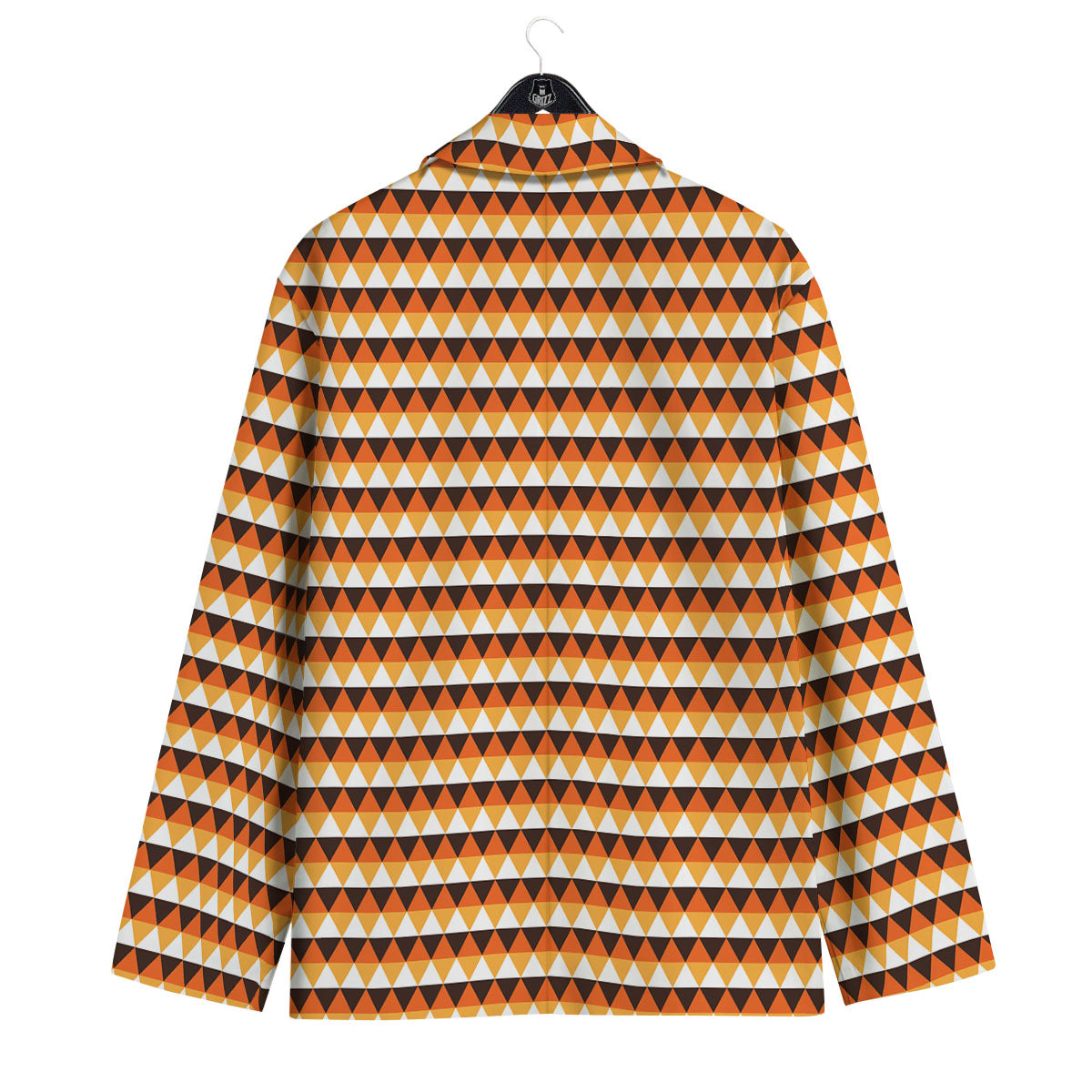 Diamond Shape Halloween Print Pattern Men's Sport Coat-grizzshop