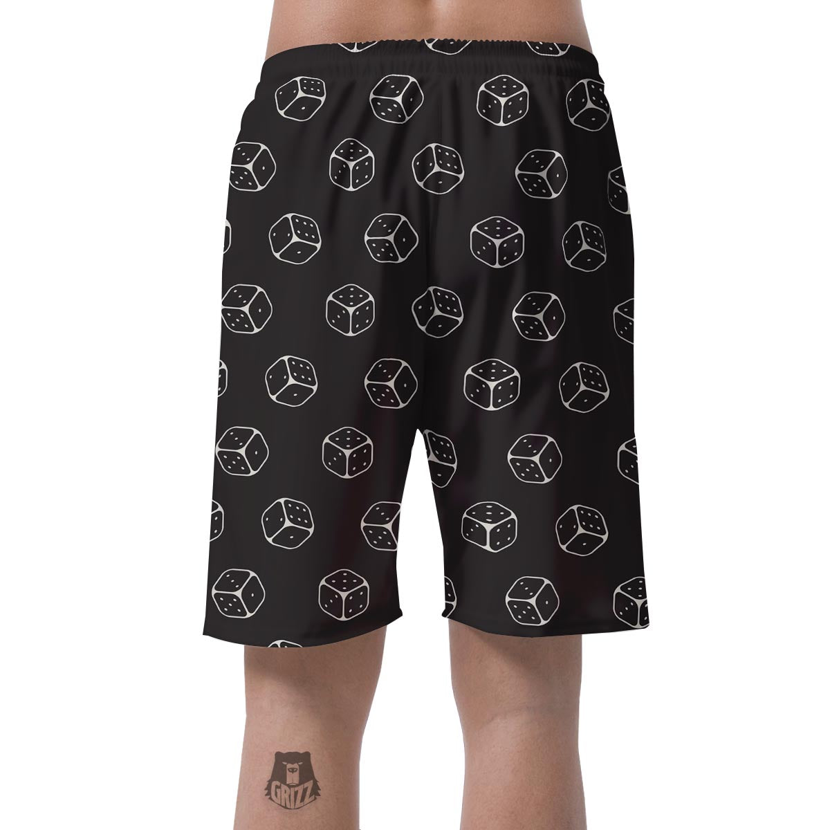 Dice Casino Print Pattern Men's Shorts-grizzshop