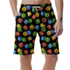 Dice Colorful Pattern Print Men's Shorts-grizzshop