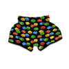 Dice Colorful Pattern Print Muay Thai Boxing Shorts-grizzshop