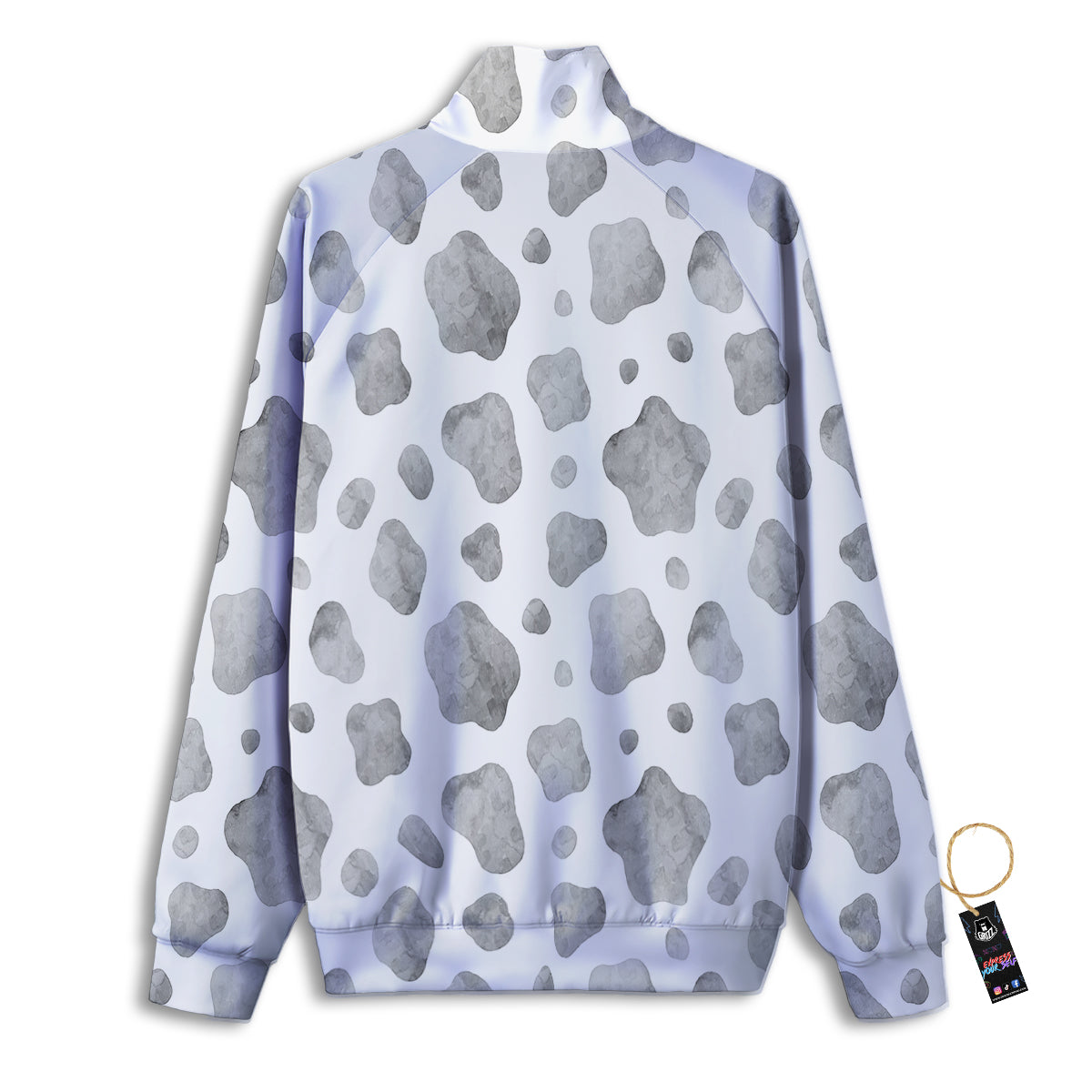 Digital Camo Black And Red Print Pattern Track Jacket-grizzshop