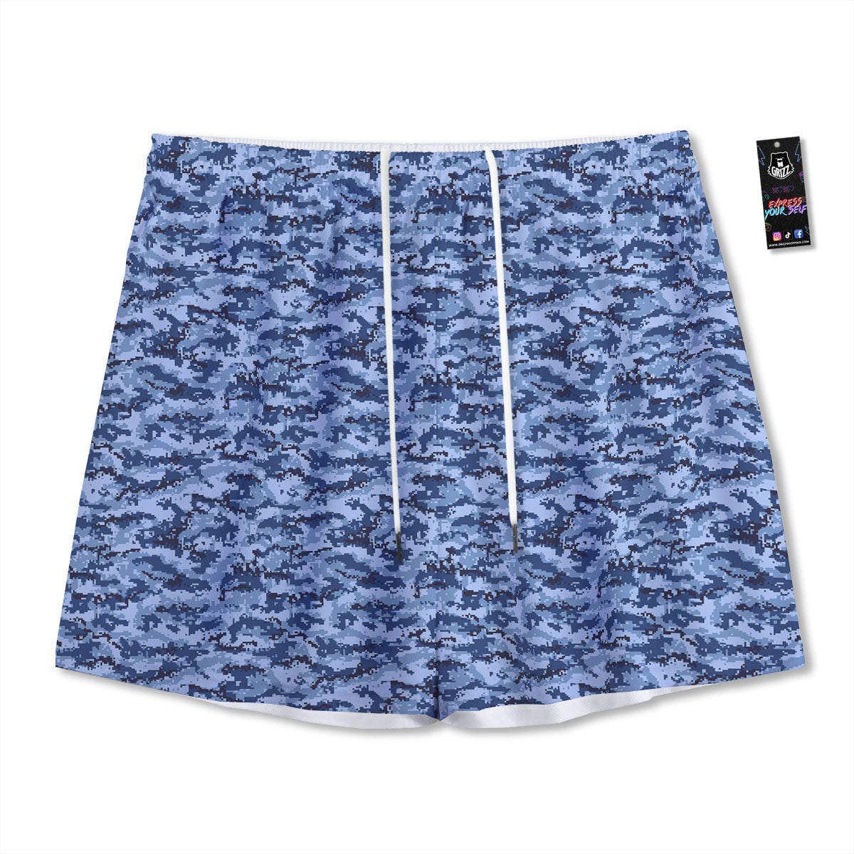 Eye Of Horus Egypt Print Pattern Mesh Shorts