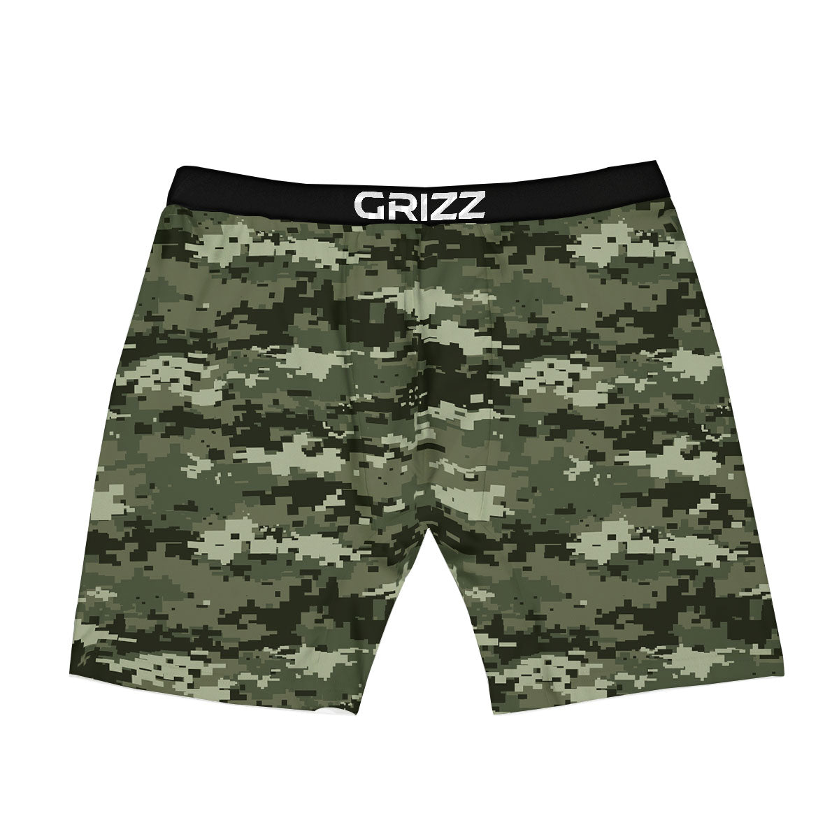 Digital Camo Desert Print Pattern Boxer Briefs-grizzshop