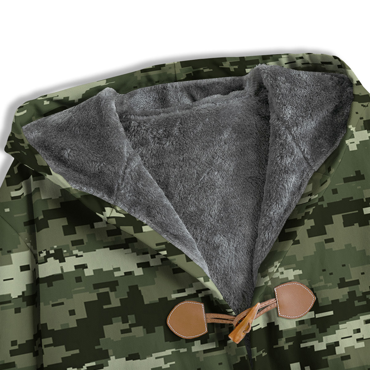 Digital Camo Desert Print Pattern Men's Windbreaker Jacket-grizzshop