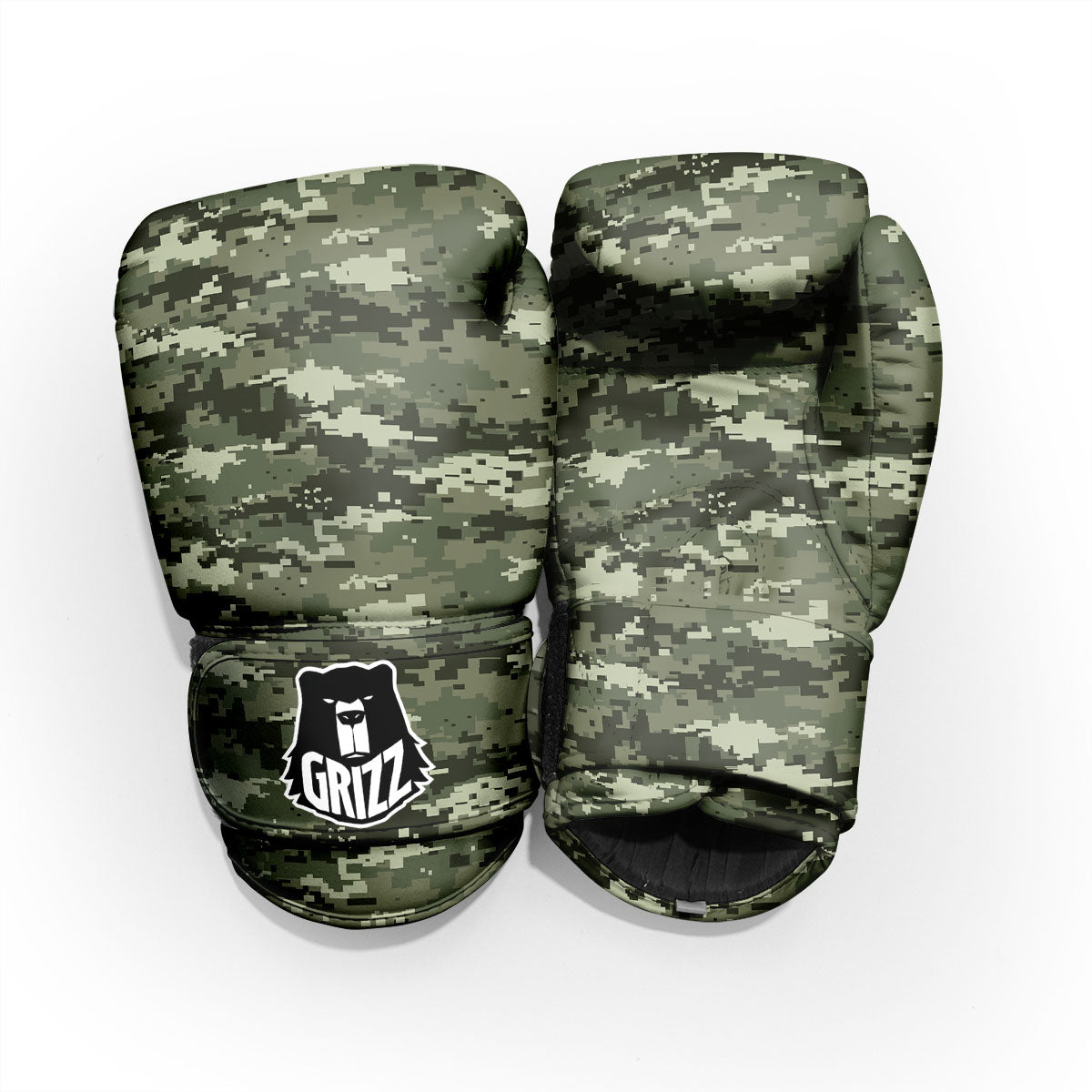 Digital Camo Desert Print Pattern Pro Boxing Glove