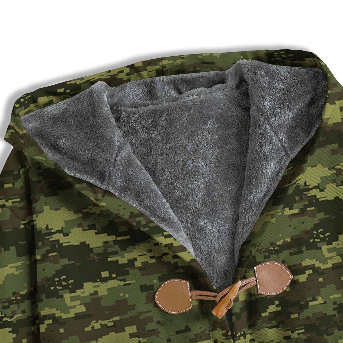 Digital Camo Green Print Pattern Men's Windbreaker Jacket-grizzshop