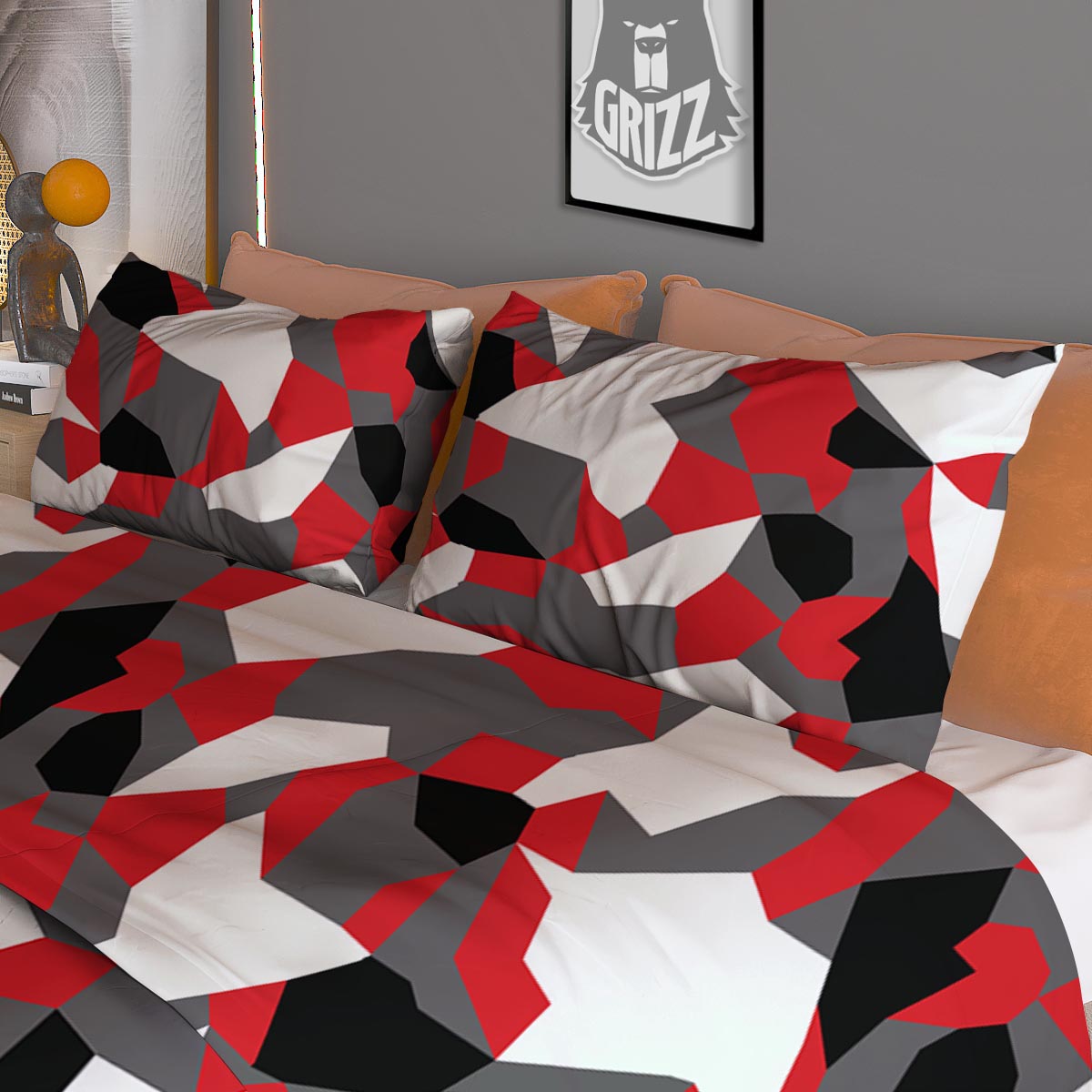 Cow Pink And White Print Pattern Duvet Cover Bedding Set