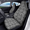 Digital Camo Grey Print Pattern Car Seat Covers-grizzshop