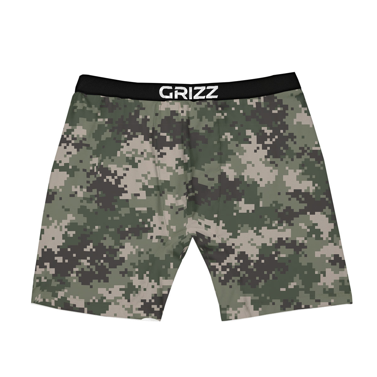Digital Camo Military Print Pattern Boxer Briefs-grizzshop