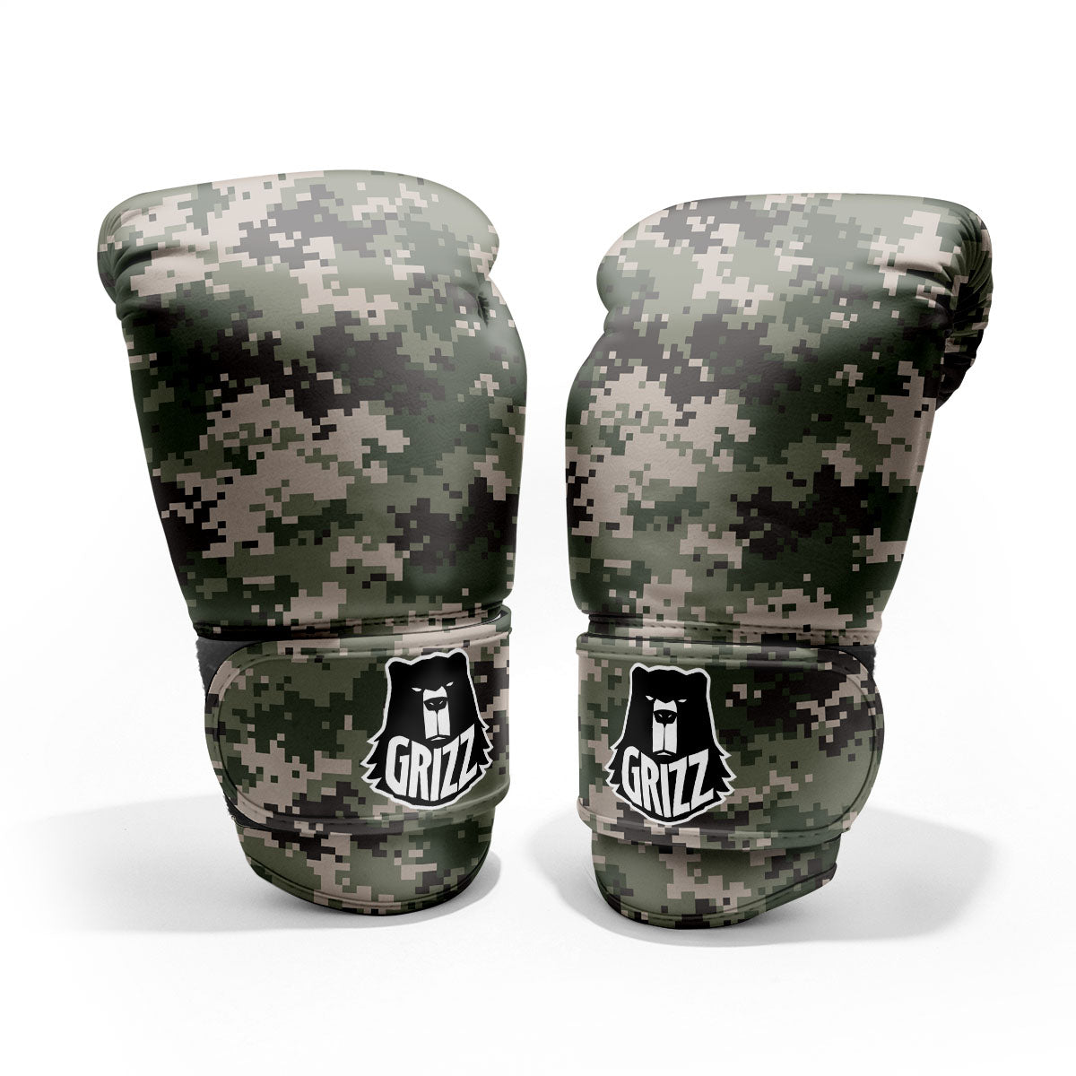 Digital Camo Military Print Pattern Pro Boxing Glove