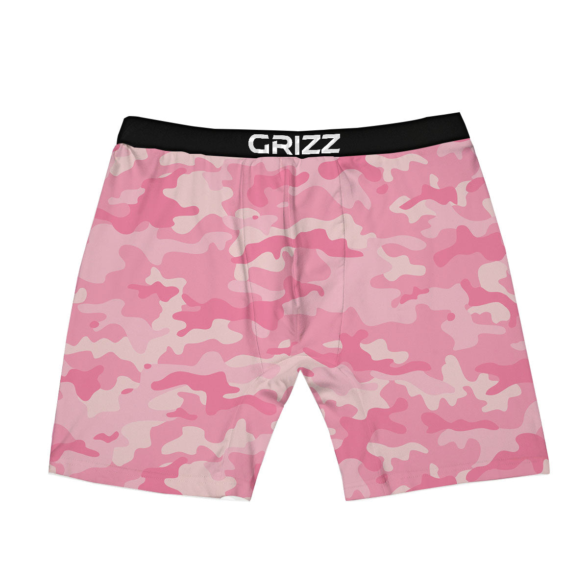 Digital Camo Pink Print Pattern Boxer Briefs-grizzshop