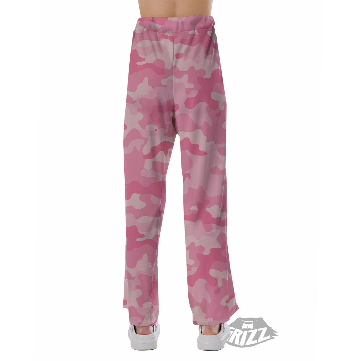 Digital Camo Pink Print Pattern Pajama Pants-grizzshop