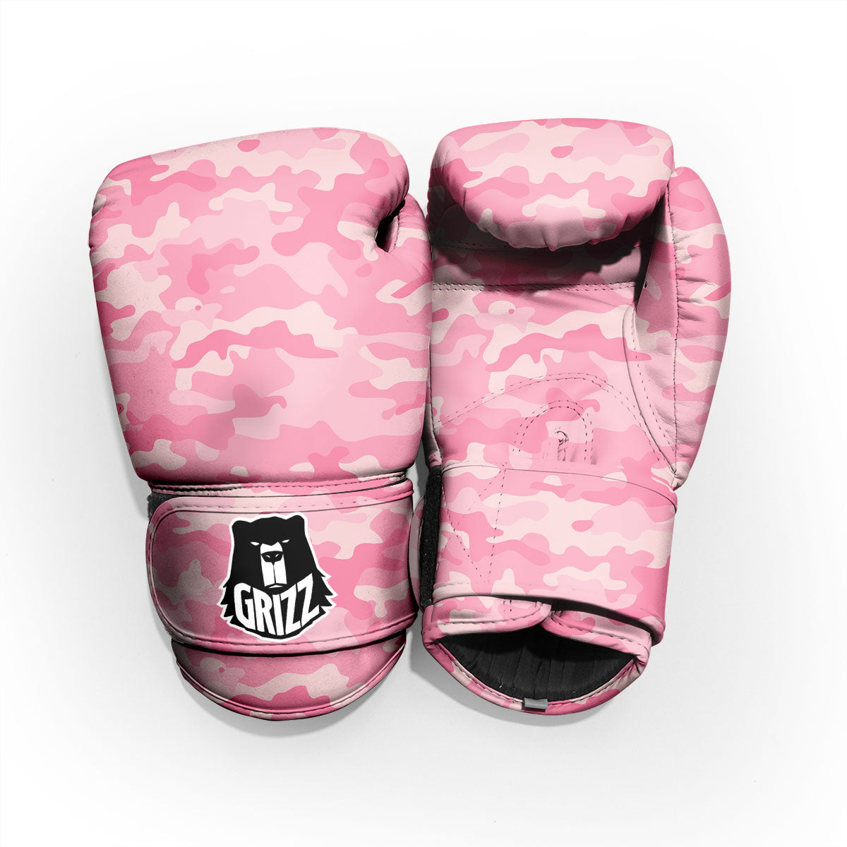 Digital Camo Pink Print Pattern Pro Boxing Glove