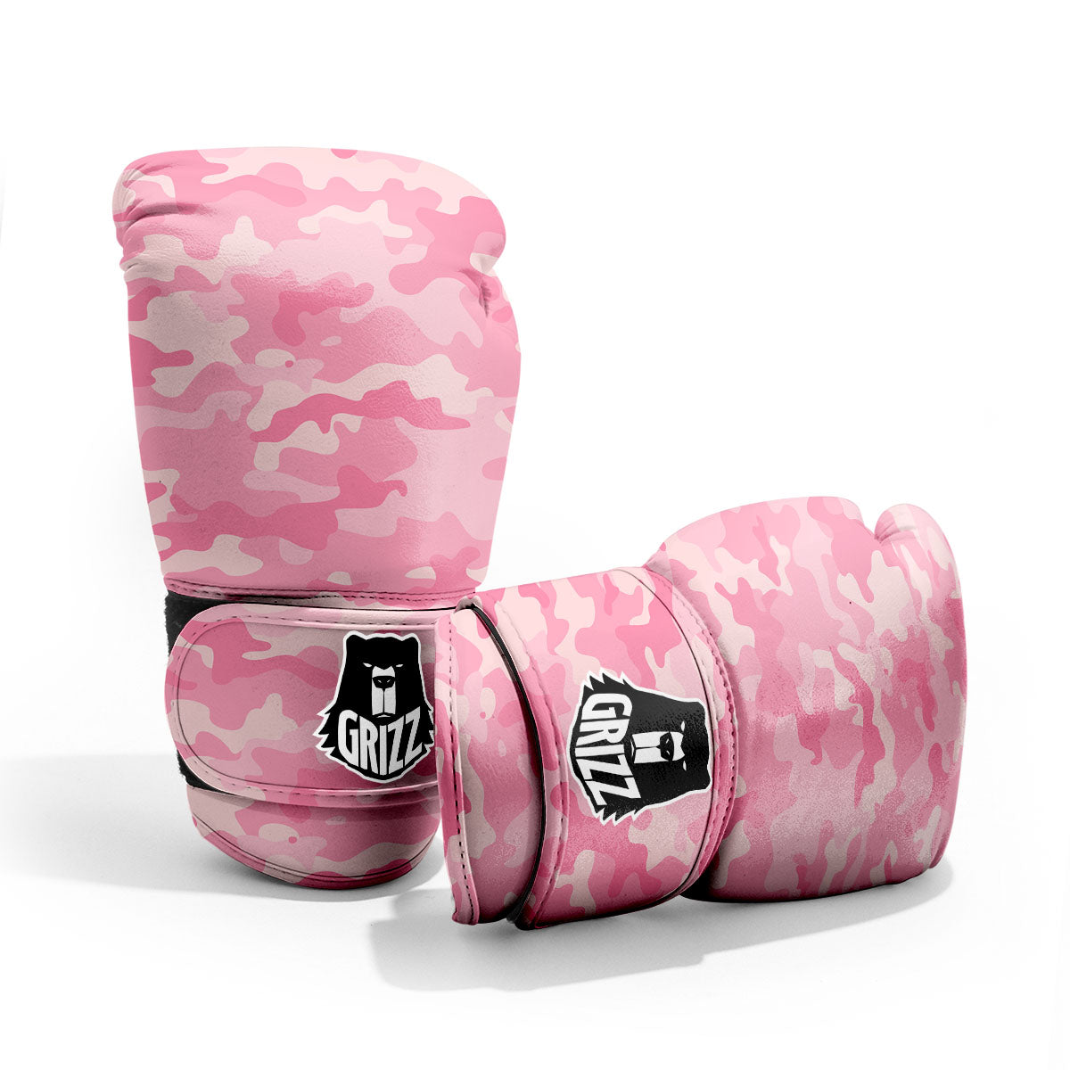 Digital Camo Pink Print Pattern Pro Boxing Glove