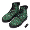 Digital Camo White And Green Print Boots-grizzshop