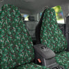 Digital Camo White And Green Print Car Seat Covers-grizzshop