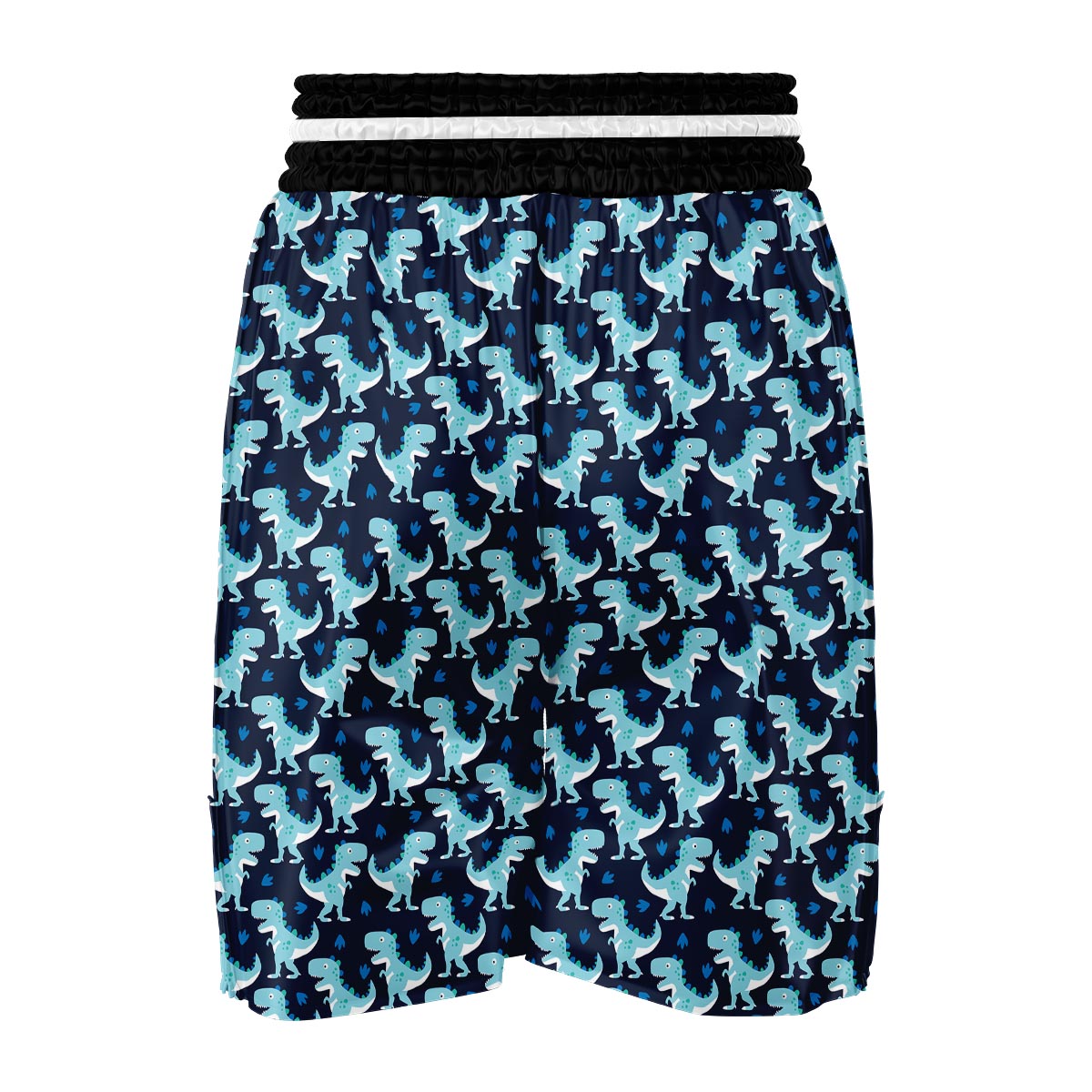 Dino Cartoon Dinosaur Pattern Print Boxing Shorts-grizzshop