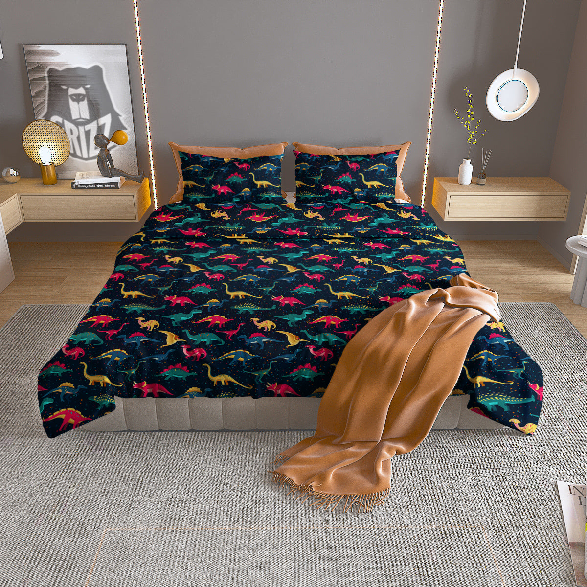 Eye Of Horus Egyptian Print Duvet Cover Bedding Set