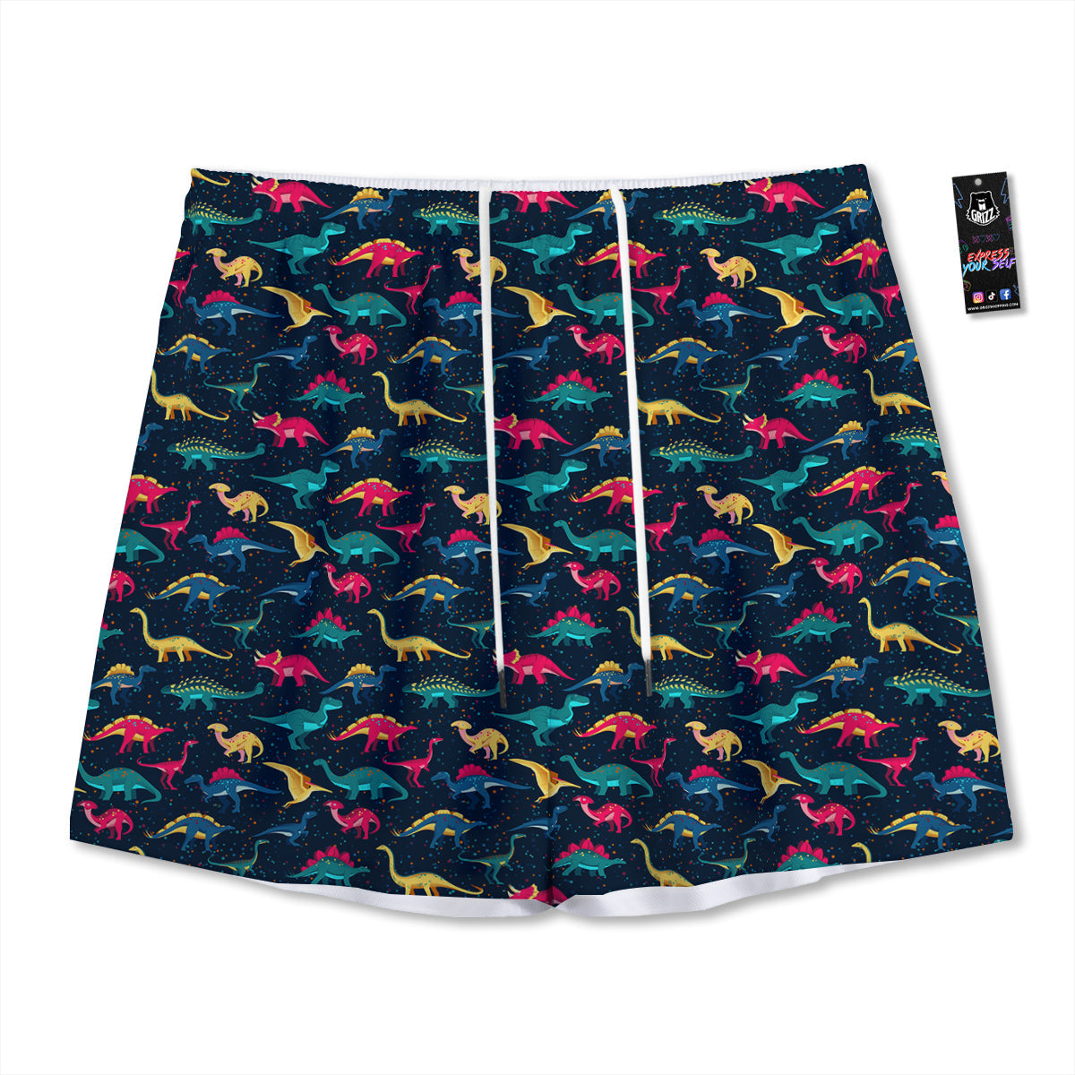 Eye Of Horus Egyptian Print Mesh Shorts