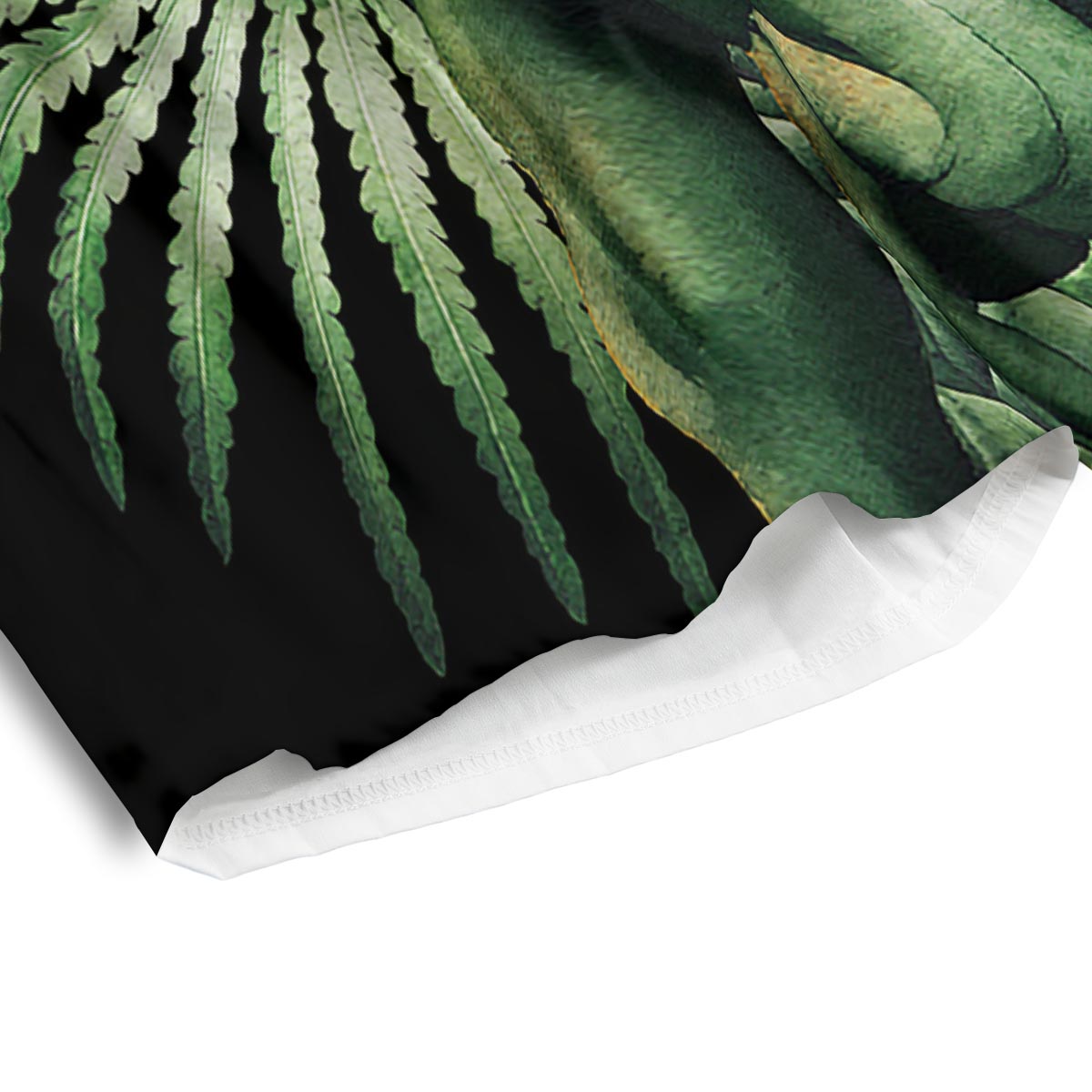 Dinosaur T Rex And Jurassic Plants Print Men's Athletic Shorts