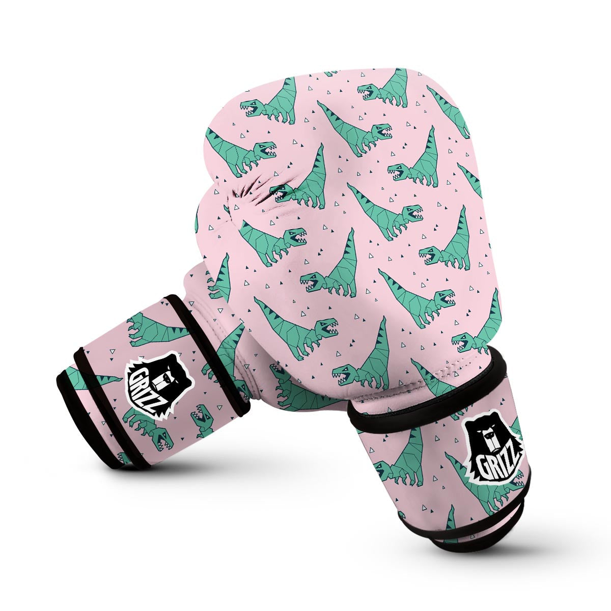 Dinosaur T rex Pattern Print Boxing Gloves-grizzshop