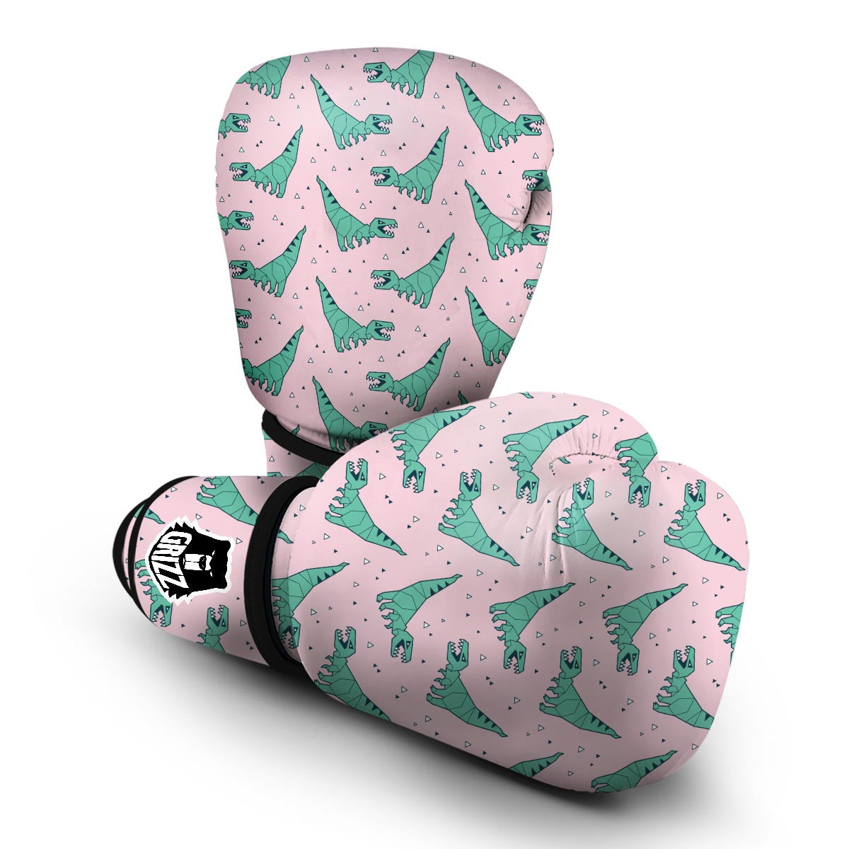 Dinosaur T rex Pattern Print Boxing Gloves-grizzshop