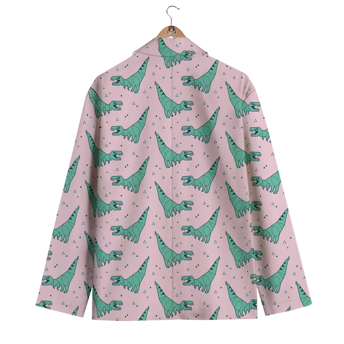 Dinosaur T rex Pattern Print Men's Blazer-grizzshop