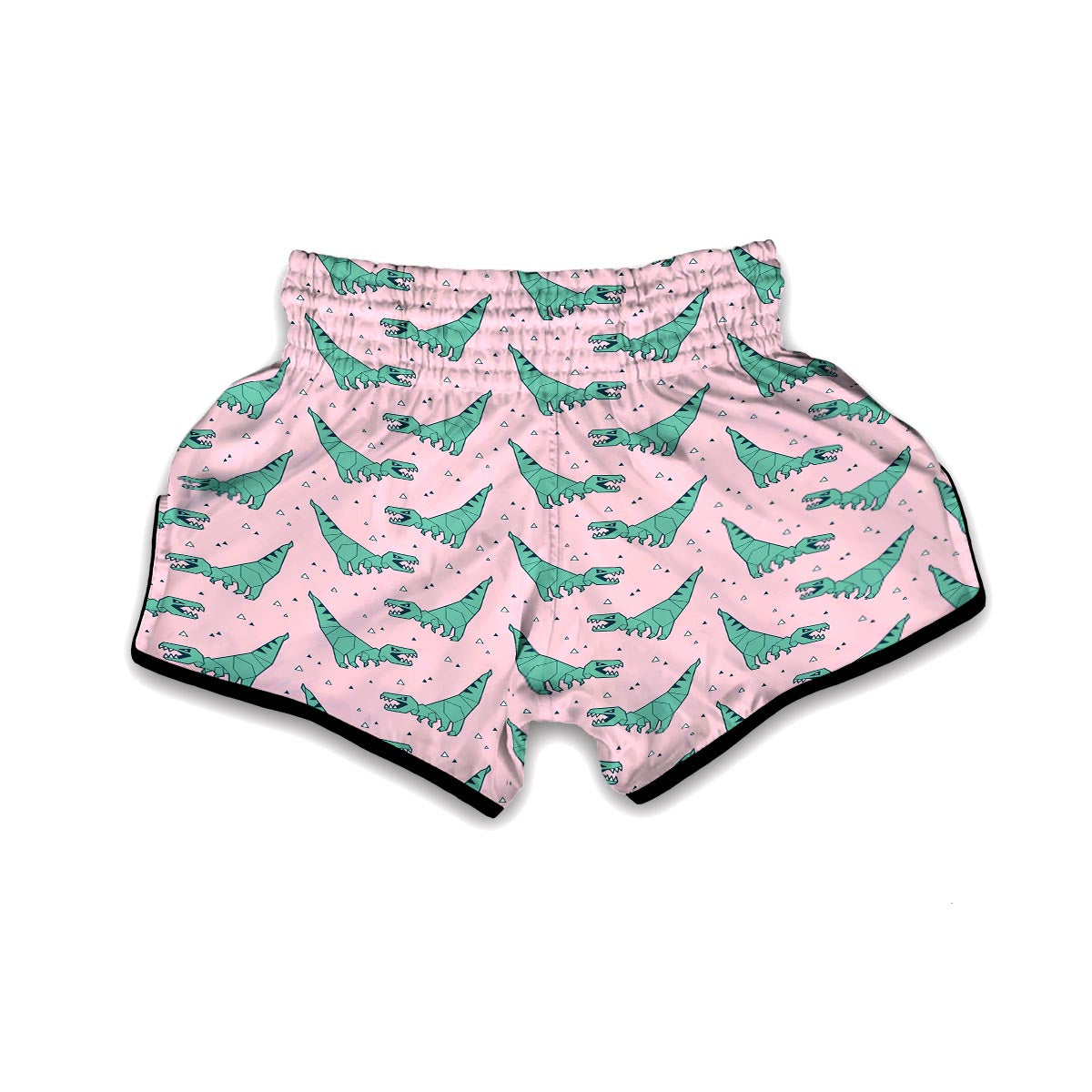 Dinosaur T rex Pattern Print Muay Thai Boxing Shorts-grizzshop