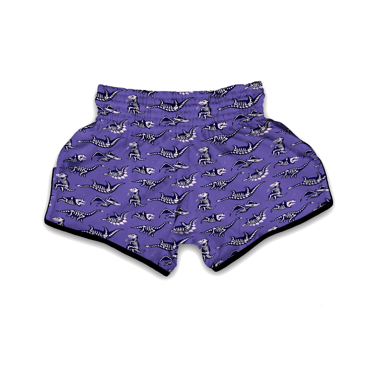 Dinosaur T rex Print Pattern Muay Thai Boxing Shorts-grizzshop