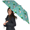 Dinosaur Xmas Print Pattern Umbrella-grizzshop