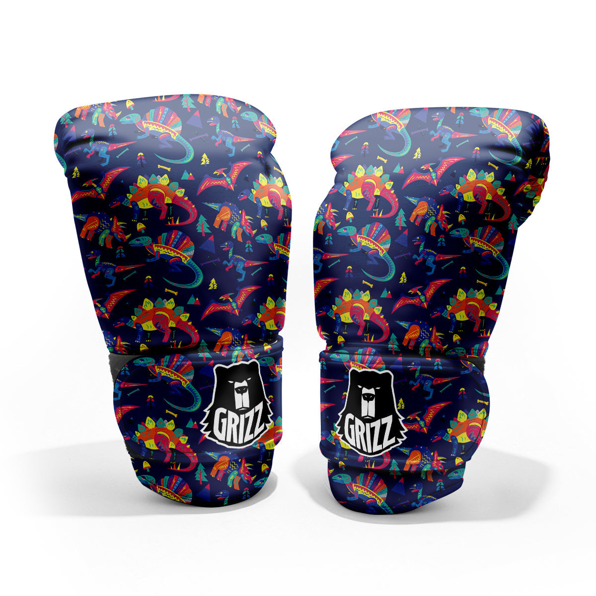 Dinosaurs Cute Colorful Print Pattern Pro Boxing Glove