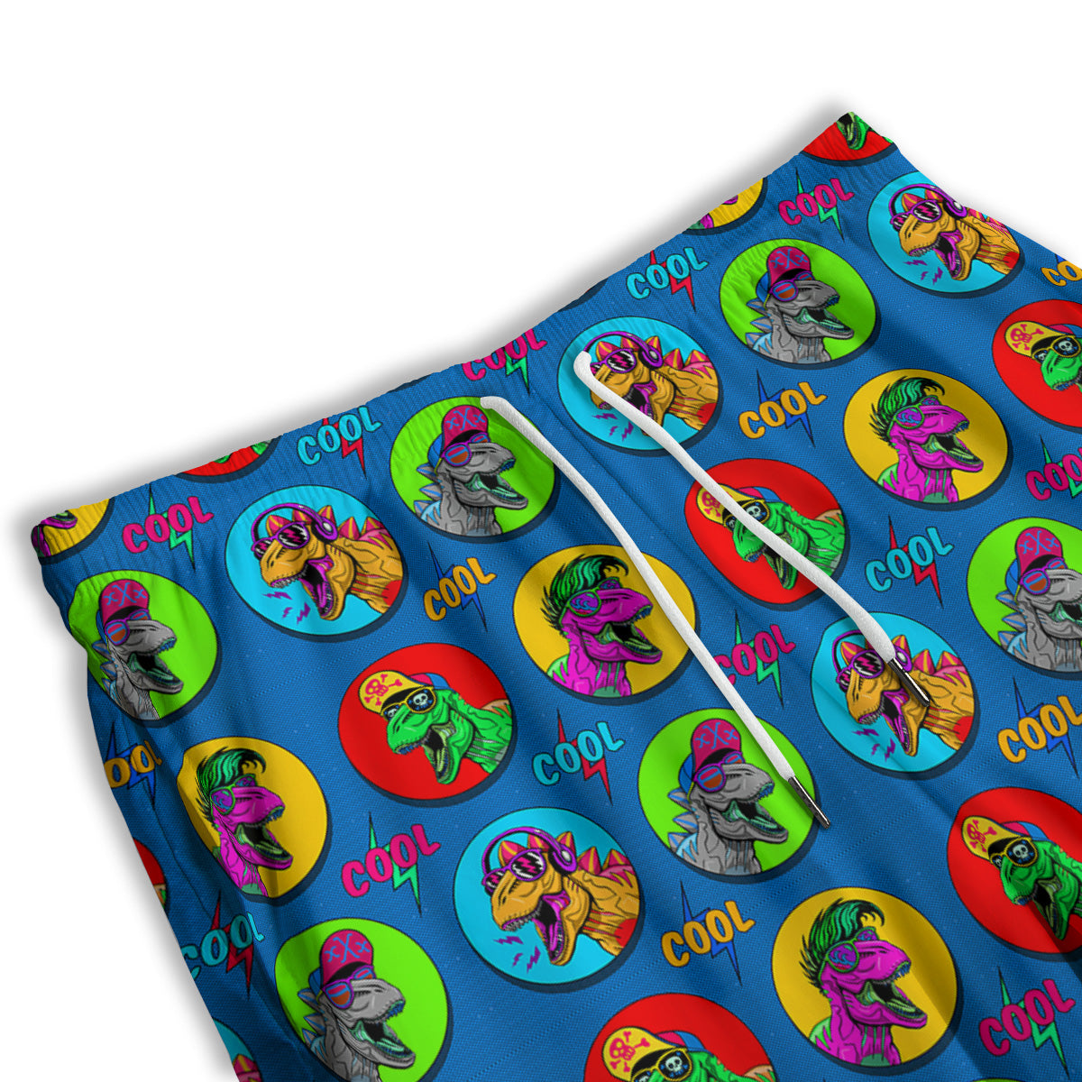 Dinosaurs Pop Art Print Pattern Men's Athletic Shorts