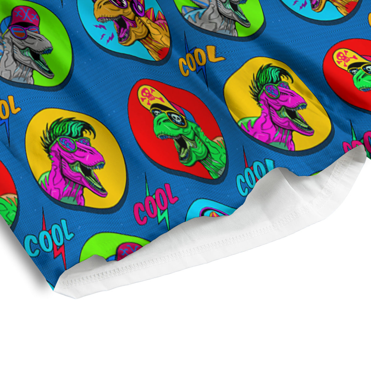 Dinosaurs Pop Art Print Pattern Men's Athletic Shorts