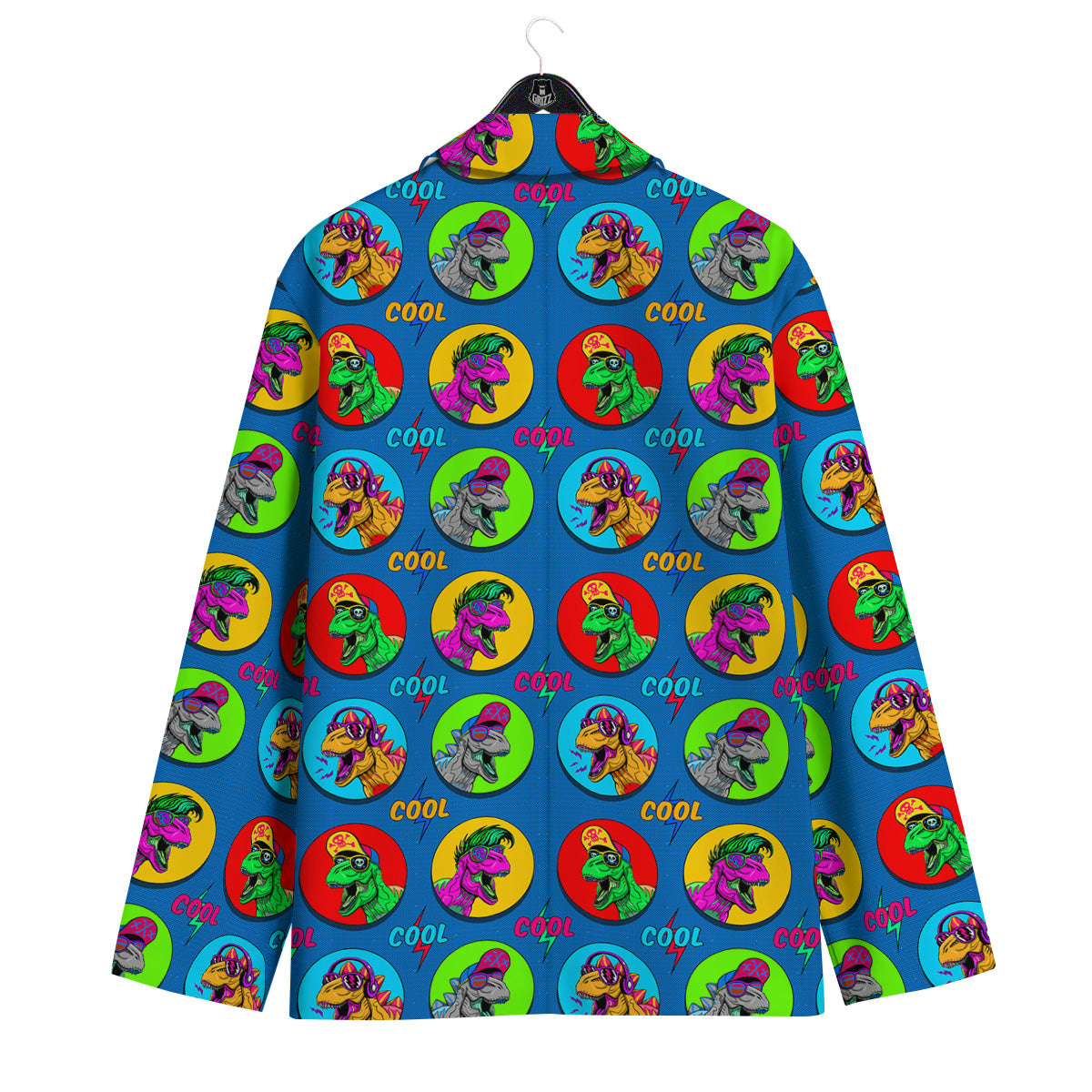 Dinosaurs Pop Art Print Pattern Men's Sport Coat-grizzshop
