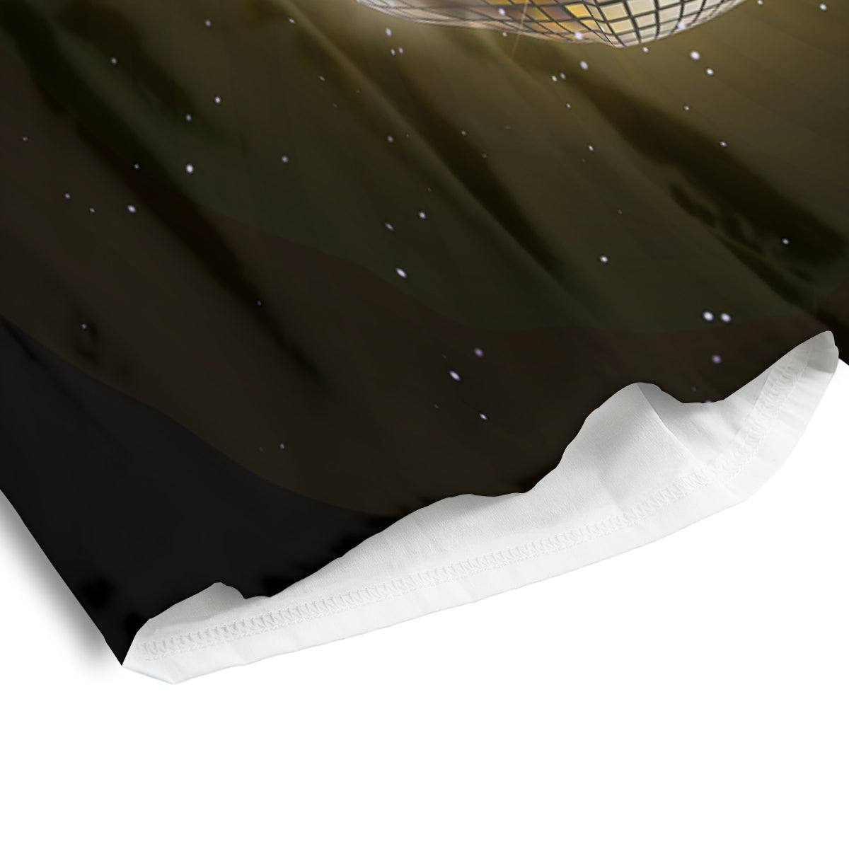 Disco Ball In Night Party Print Men's Athletic Shorts