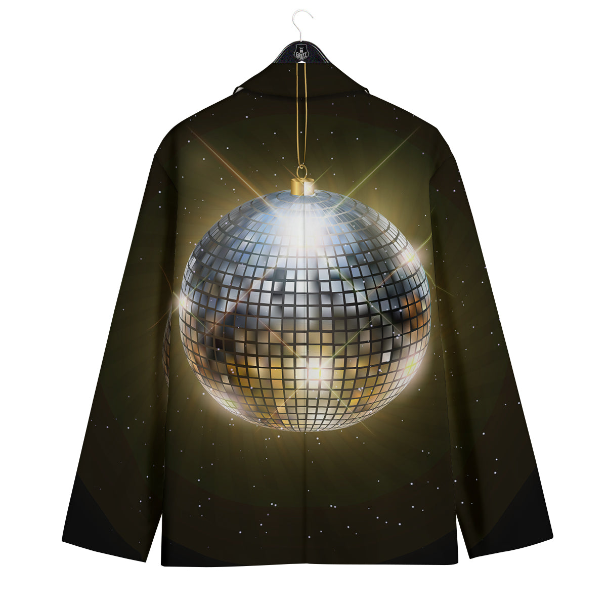 Disco Ball In Night Party Print Men's Sport Coat-grizzshop