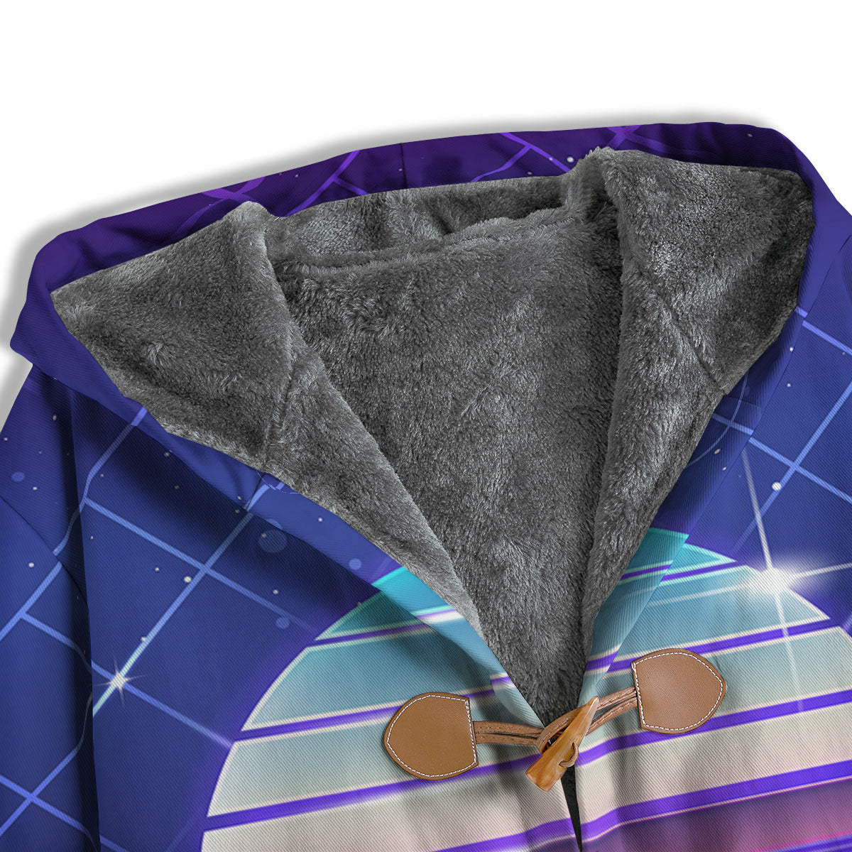 Disco Ball Purple Light Print Men's Windbreaker Jacket-grizzshop