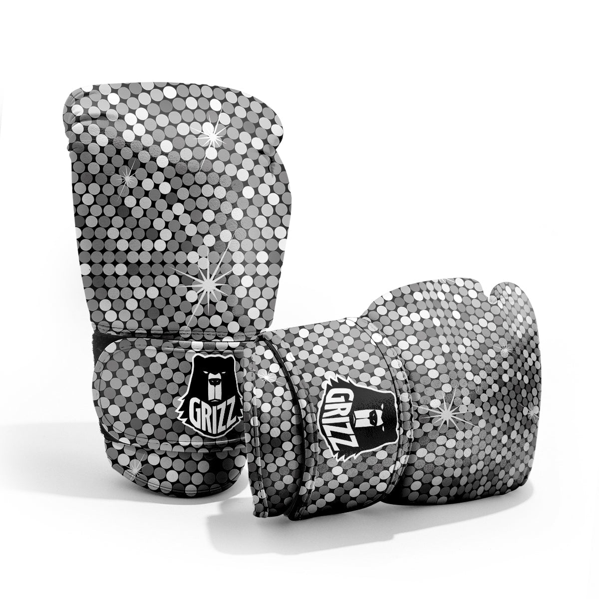 Disco Ball Texture Print Pro Boxing Glove