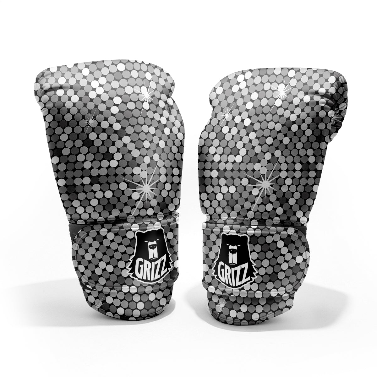 Disco Ball Texture Print Pro Boxing Glove
