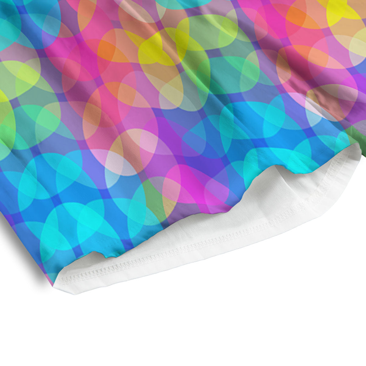 Disco Lights Colorful Print Pattern Men's Athletic Shorts