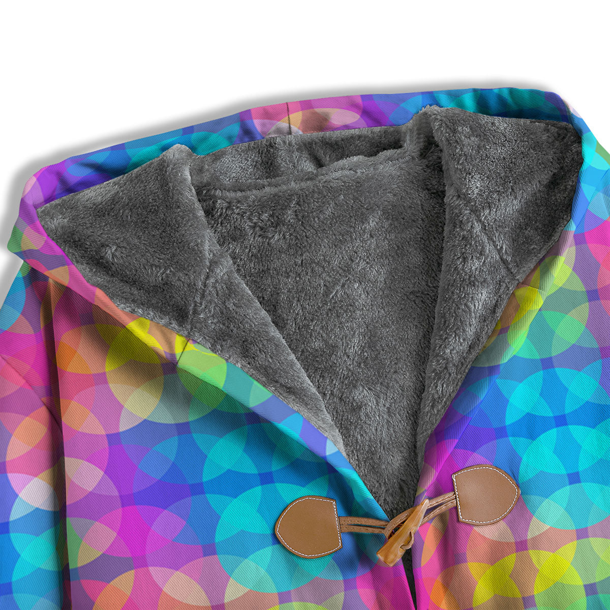 Disco Lights Colorful Print Pattern Men's Windbreaker Jacket-grizzshop
