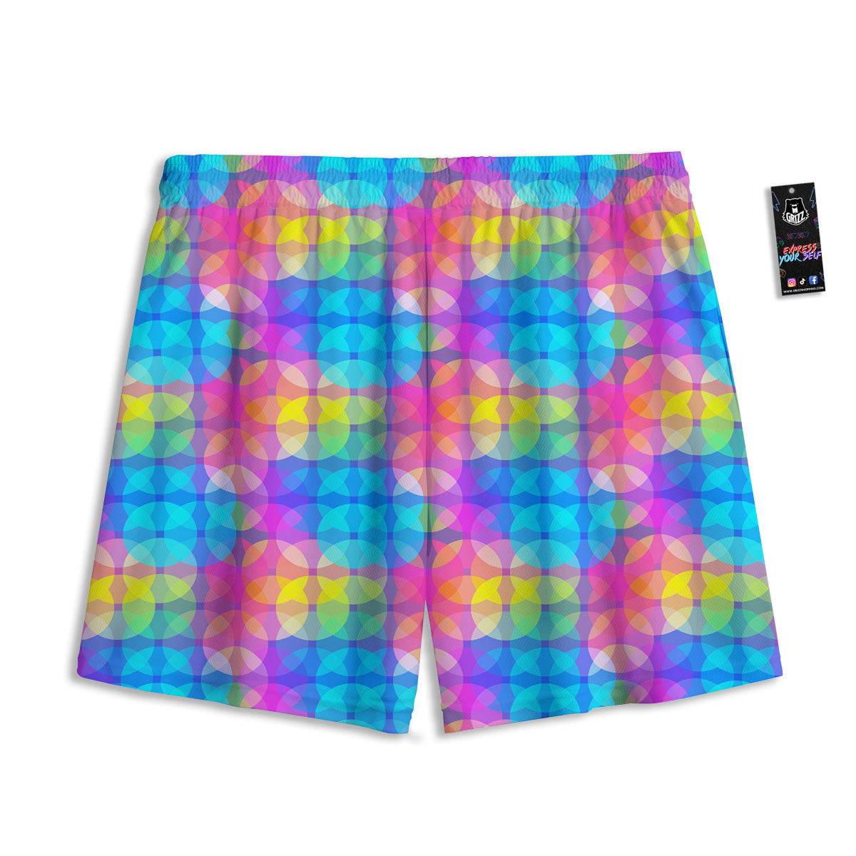 Eye Of Horus Egyptian Print Pattern Mesh Shorts