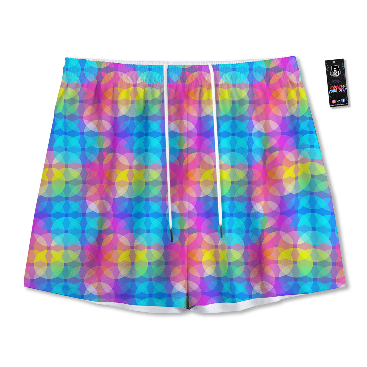 Eye Of Horus Egyptian Print Pattern Mesh Shorts