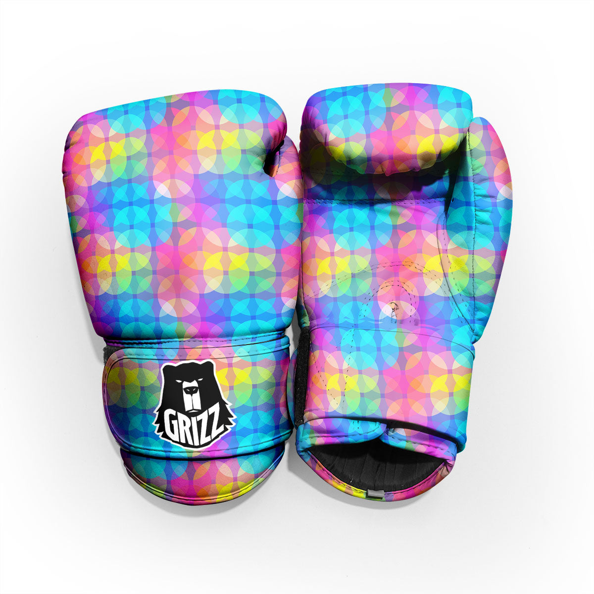 Disco Lights Colorful Print Pattern Pro Boxing Glove