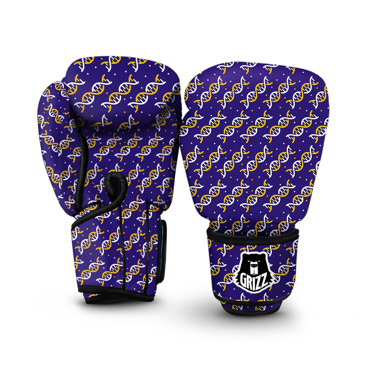 Dna Print Pattern Boxing Gloves-grizzshop